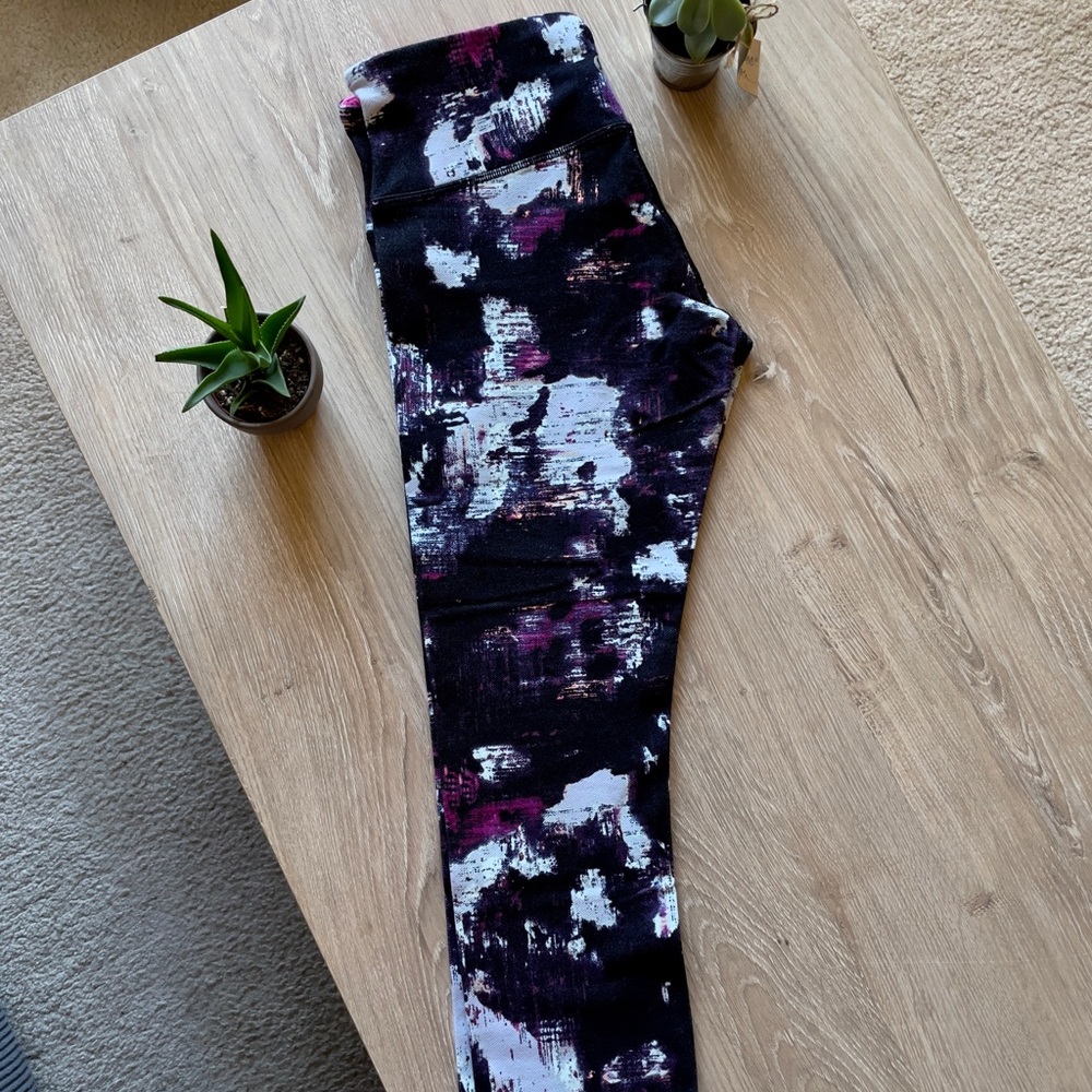 Lululemon Wunder under Crop *Slub Denim